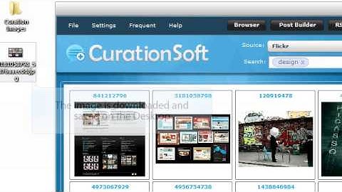 CurationSoft.com - Image Drag and Drop to the Desktop