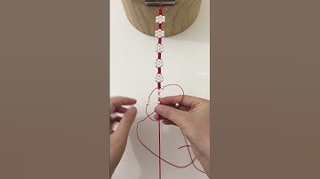 DIY Beautiful Flower Bracelet, Easy and Stunning Knotting Tutorial #diy #knot