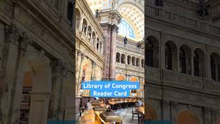 Library of Congress Reader Card