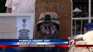 Ceremony honors local veterans who received Purple Heart