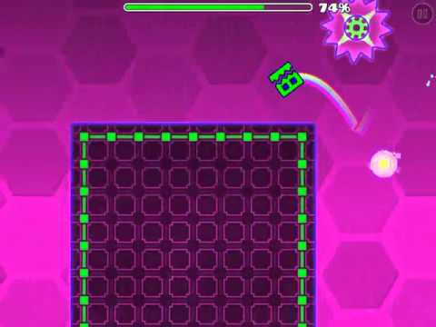 Geometry Dash- Custom level "Hexagon Force" preveiw (1) (The Waterflame Wave)