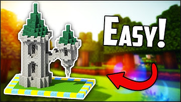 How to Build a Wizard Tower in Minecraft 1.14 (EASY!)