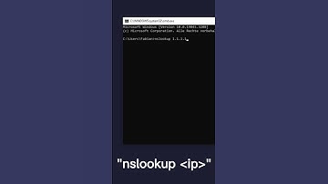 Windows CMD » "nslookup" | @netware. #short #shorts