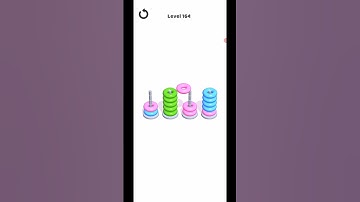 Hoop Stack Level 164 WalkThrough Solution Gameplay