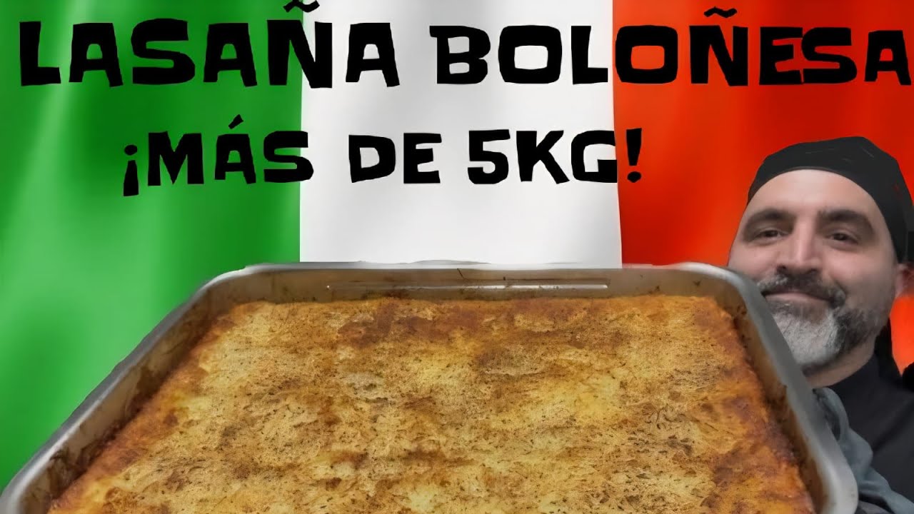 LASAÑA BOLOÑESA TUTORIAL DEL PASO A PASO, UNA RECETA FABULOSA ITALIANA.