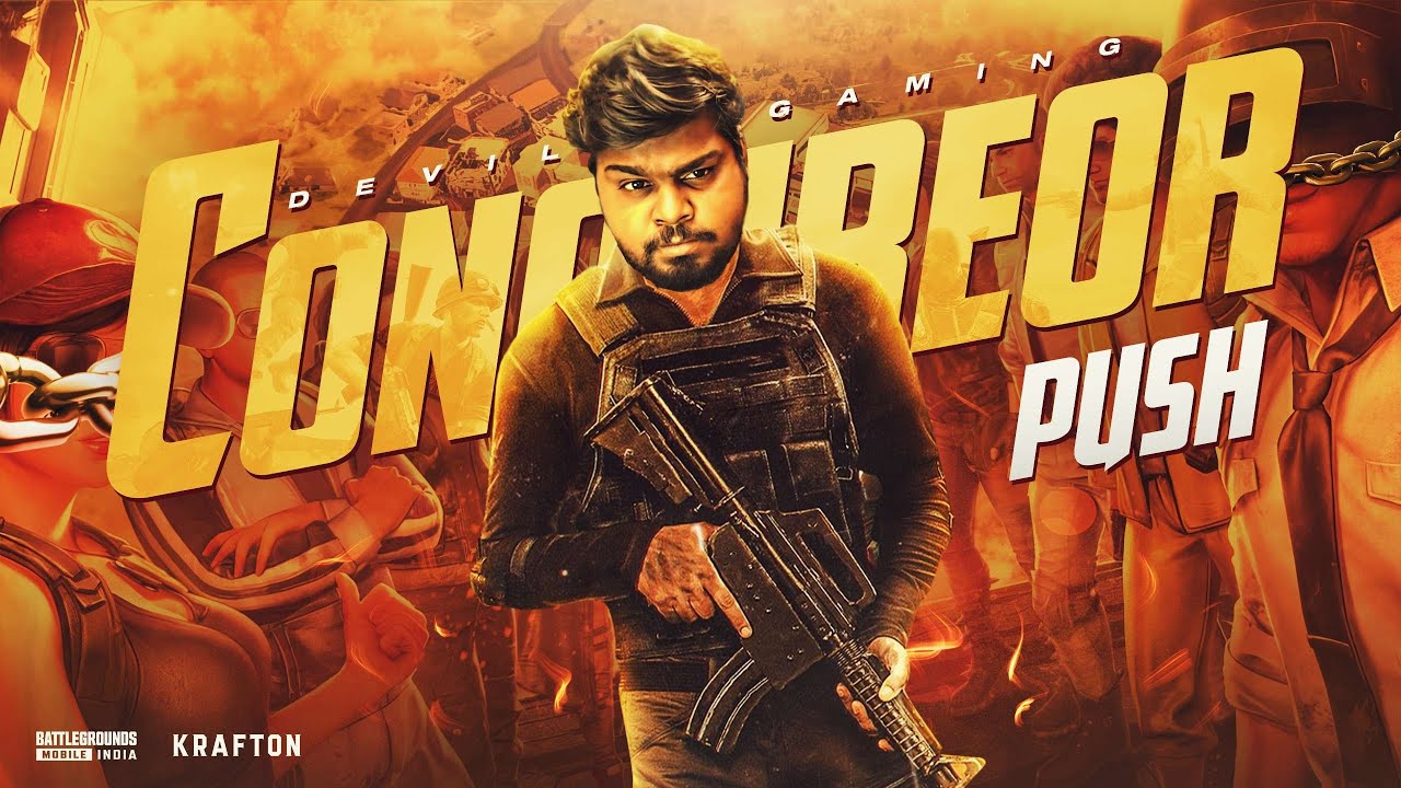 RANK PUSH BEGINS | CONQUEROR RANK PUSH DAY - 6 | BGMI LIVE | DEVIL GAMING-YT 🔥