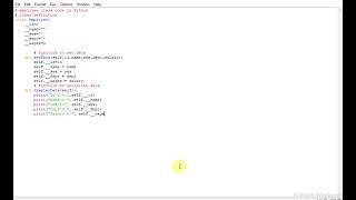 employee class program  in Python