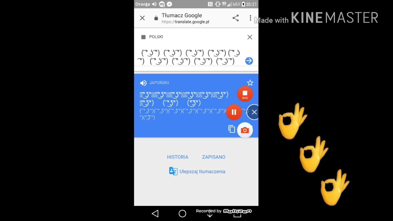 "( ͡° ͜ʖ ͡°)" but by Polish Translate google (desc) YouTube