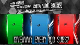 100 Subs Youtube Background Template Pack Giveaway! 3 Layouts + Text style! FREE