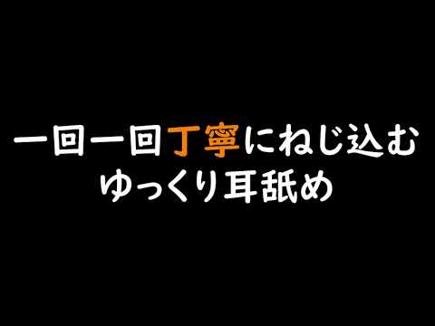 【女性向けASMR】一回一回丁寧にねじ込むゆっくり耳舐め