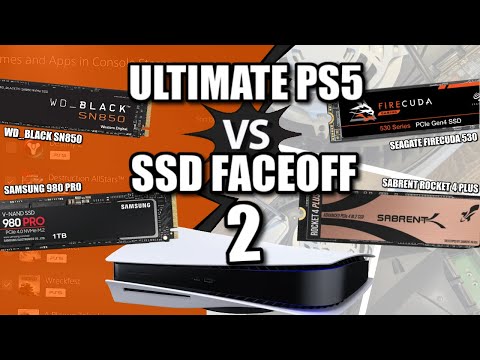 The BIG PS5 SSD Comparison 2 - WD Black vs Firecuda 530 vs Samsung 980 vs Sabrent Rocket 4 Episode cover