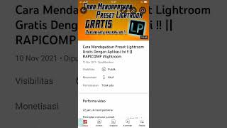 Jangan Lupa Tonton Video Terbaru Rapicomp Yank #shorts