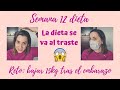 La DIETA se VA AL TRASTE 🤦🏻‍♀️ || Semana 12 DIETA 🙈: RETO BAJAR 15 KG 🤭