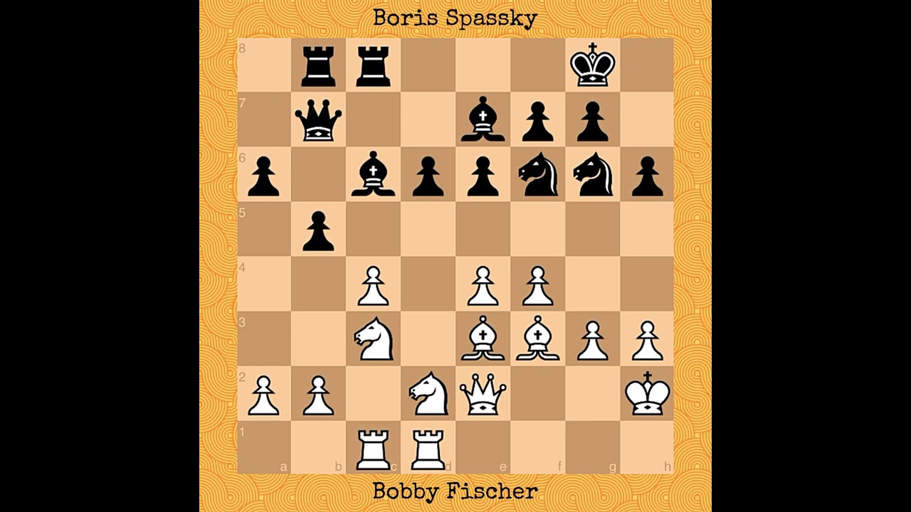 Bobby Fischer vs Boris Spassky  Game 21, 1992 #chess 