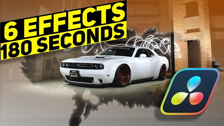 6 CRAZY EFFECTS in less than 3 MINUTES // Davinci Resolve 18