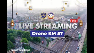 PANTAUAN UDARA LALU LINTAS DAN REST AREA KM 57 TANGGAL 3 APRIL 2025 PUKUL 17.30 WIB