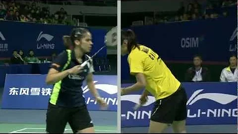 Final - WS - Wang Yihan vs Saina Nehwal - WSS Finals'11 - DayDayNews