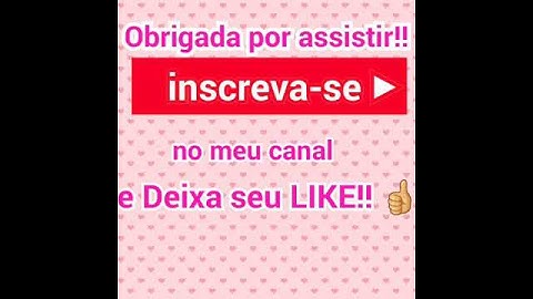 NOVA intro para o Final do Vídeo