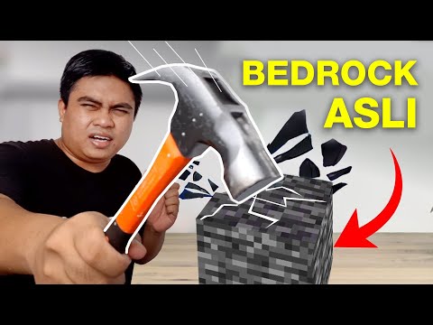 Destroying Minecraft Bedrock in the Real World!