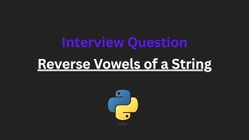 Reverse Vowels of a String - Leetcode 345 - Python