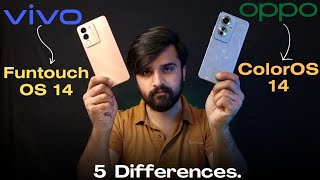 Oppo vs Vivo  ColorOS 14 vs Funtouch OS 14 | Which is Best in 2024?