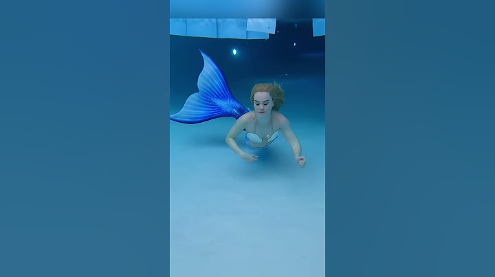 Lonely blue Mermaid Swimming all by herself #realmermaid