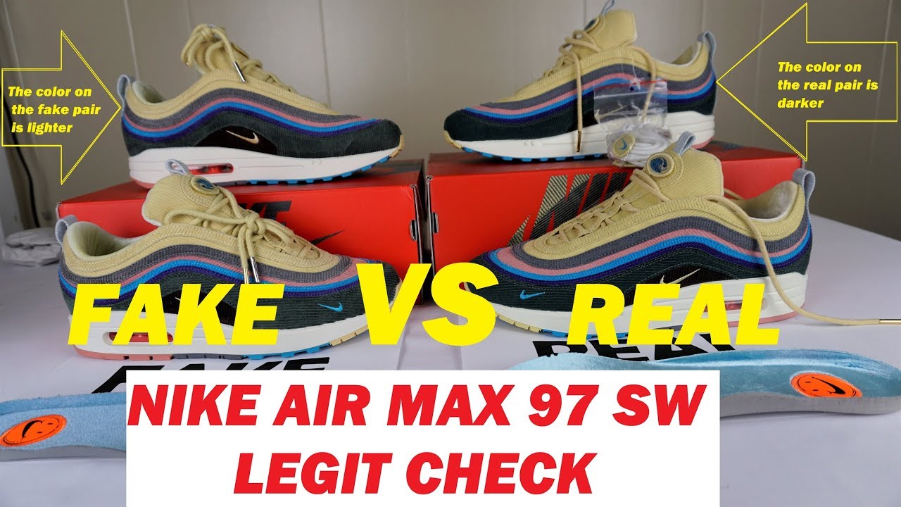 nike air max sean wotherspoon fake vs real