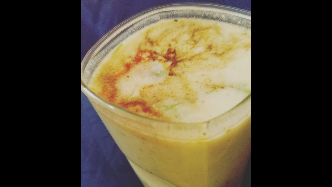 Smoked masala chass by cooking with girija/Smoked buttermilk/Smoked masala chass