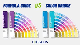 Pantone Formula Guide vs. Pantone Color Bridge