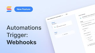 “When a Webhook is Received” Automation Trigger