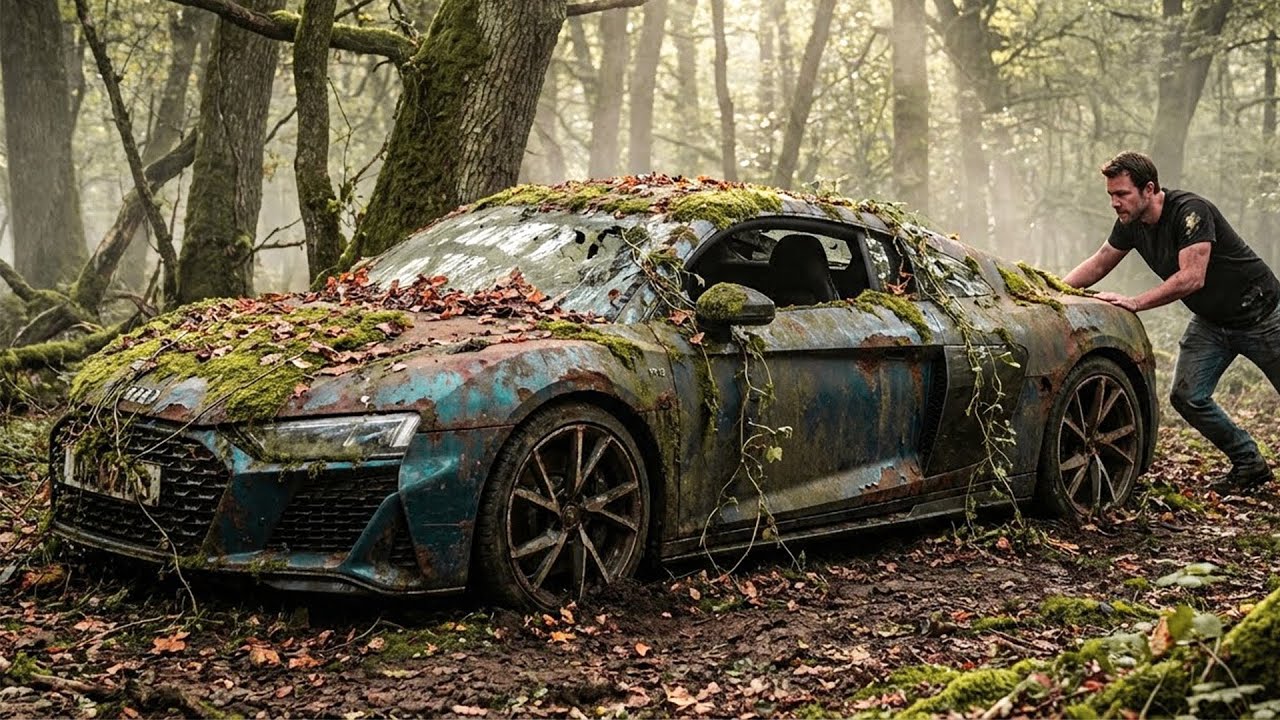 Restoring a $200,000 Audi R8 Found Abandoned in the Forest! (FULL ...