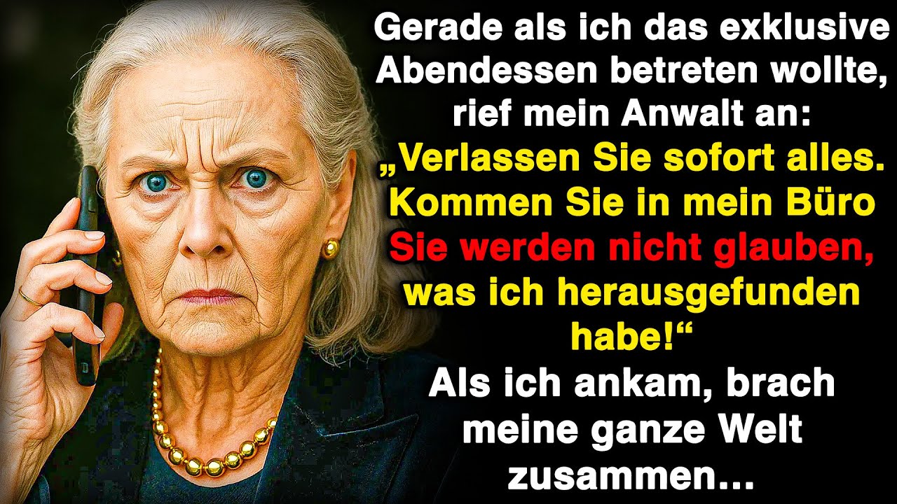 Ich wollte zum Abendessen meiner Schwiegertochter gehen – doch ein Geheimnis zerstörte alles!