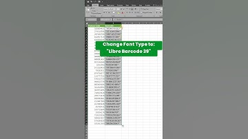 Master Barcode Creation in Excel: Step-by-Step Tutorial #ExcelBarcodes#ExcelTutorial