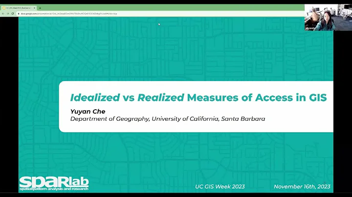 Accessibility Pt. 1 - UC GIS Week 2023 - Day 3