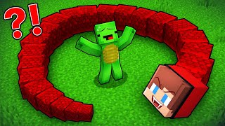 JJ Troll Mikey as Snake in Minecraft (Maizen)