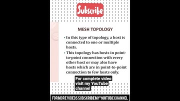 #meshtopology Define Mesh topology?