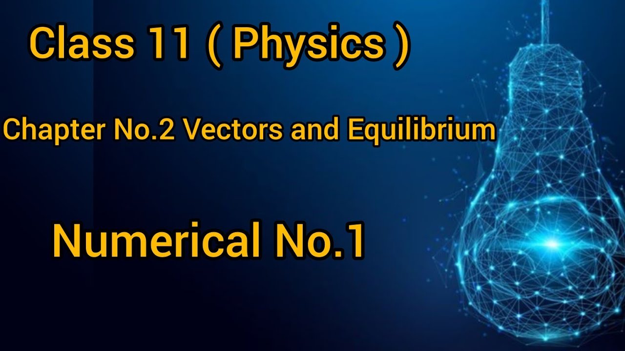 Class 11..Chapter No. 2.....Vectors and equilibrium....Physics ...