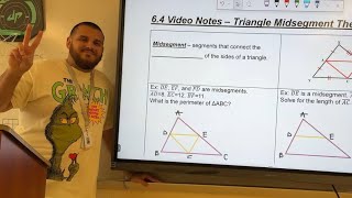 6.4 - Triangle Midsegment Theorem - Geometry