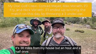 Golden Eagle Disc Golf Course- Bellvue, CO- Fall  2024