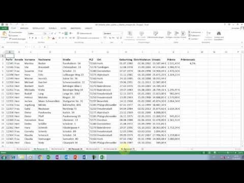 Video: So Zeigen Sie Blätter In Excel An