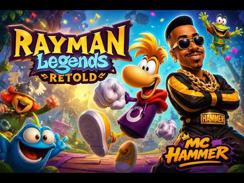 Rayman Legends Retold NEW Musical Level Mc Hammer (Can't Touch This)