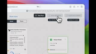 BurstyAI product demo of customizing AI workflow and execution