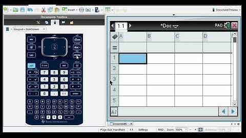 Draw t Distribution TI Nspire when using a T test