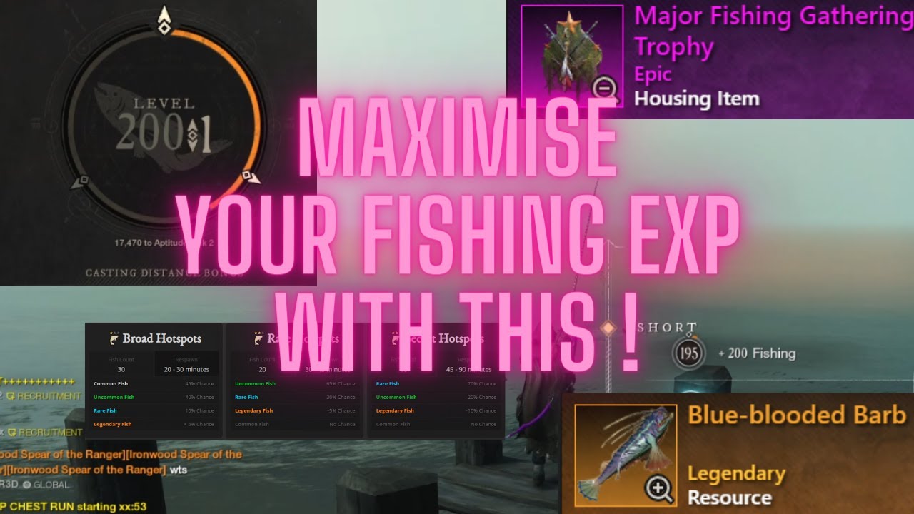 New World Fishing GUIDE 2023 Best way to lvl up you Fishing Proffesion