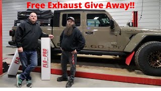 Installing the new Flo pro exhaust on a jeep gladiator by Let'sgojt 4,409 views 3 years ago 12 minutes, 22 seconds