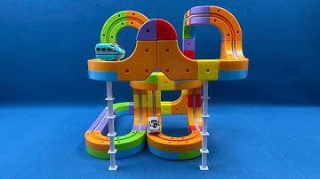 8 Min Satisfying Maglev Unboxing: Anti-Gravity Magnetic Train & DIY Blocks ASMR | No Talking Review