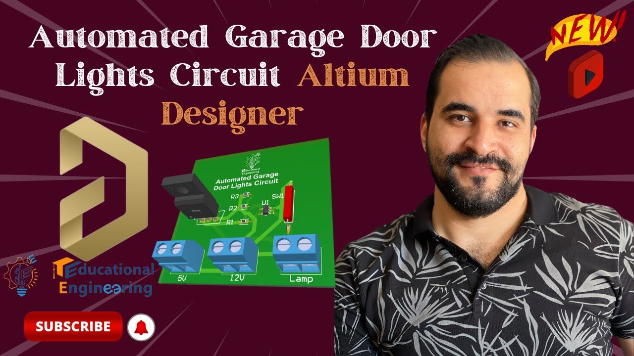 Automated Garage Door Lights Circuit using Altium Designer - YouTube
