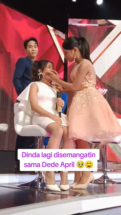 Dede April lagi memberi semangat kepada Dinda ☺️☺️ #indosiar #dangdutacademy7 #live