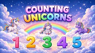 Counting Numbers 1-5 with Unicorns 🦄 | Fun Maths Videos for Kids