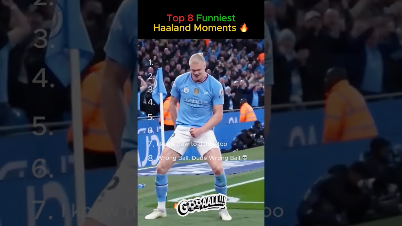 Top 8 Funniest Haaland Moments #football #fifa #norway #haaland